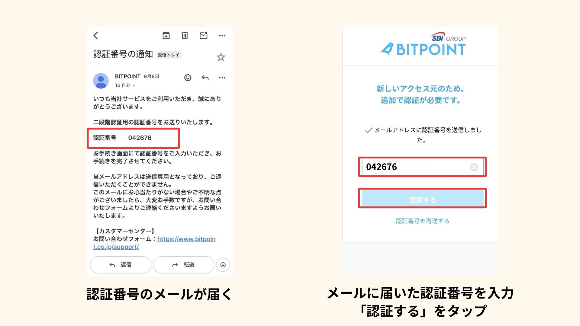 口座開設手順の図解